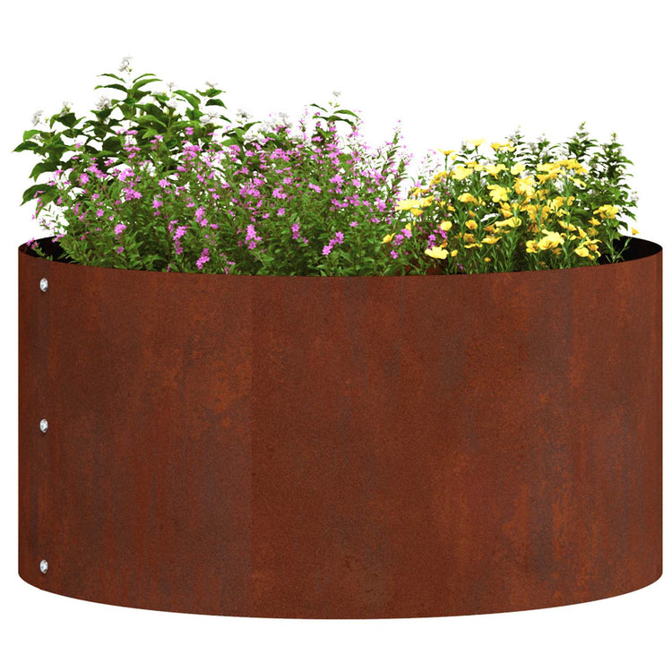Vidaxl Pflanzenring 5 Stück braun 40 x 40 x 20 cm Cortenstahl