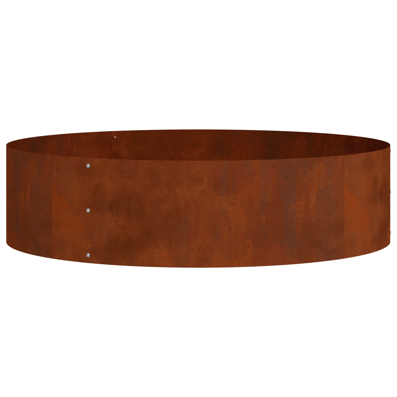 Vidaxl Pflanzenring braun 80 x 80 x 20 cm Cortenstahl