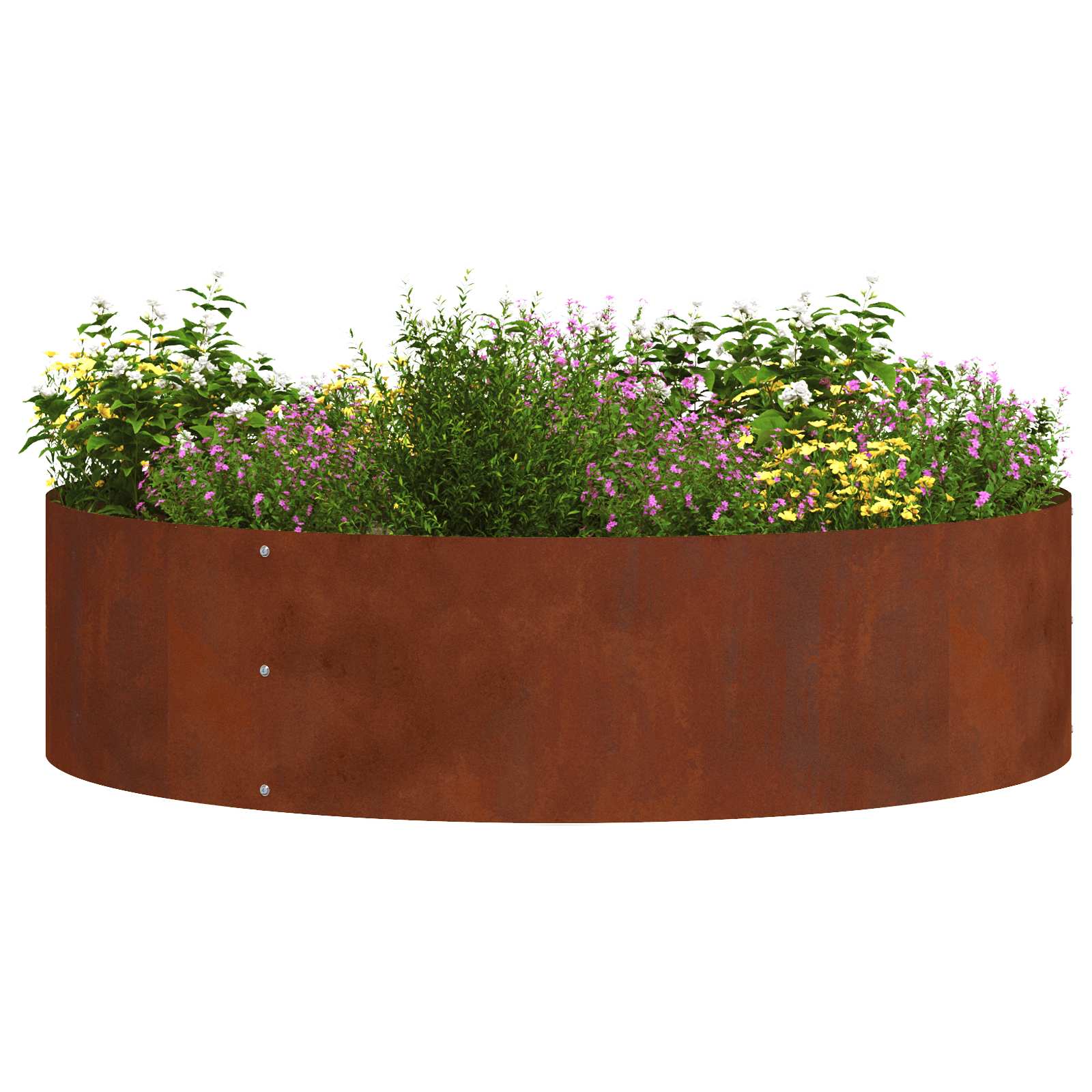 Vidaxl Pflanzenring 5 Stück braun 80 x 80 x 20 cm Cortenstahl