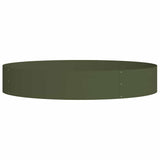 Vidaxx Pflanzenring olivgrün 120 x 120 x 20 cm kaltgewalzter Stahl - afbeelding 2