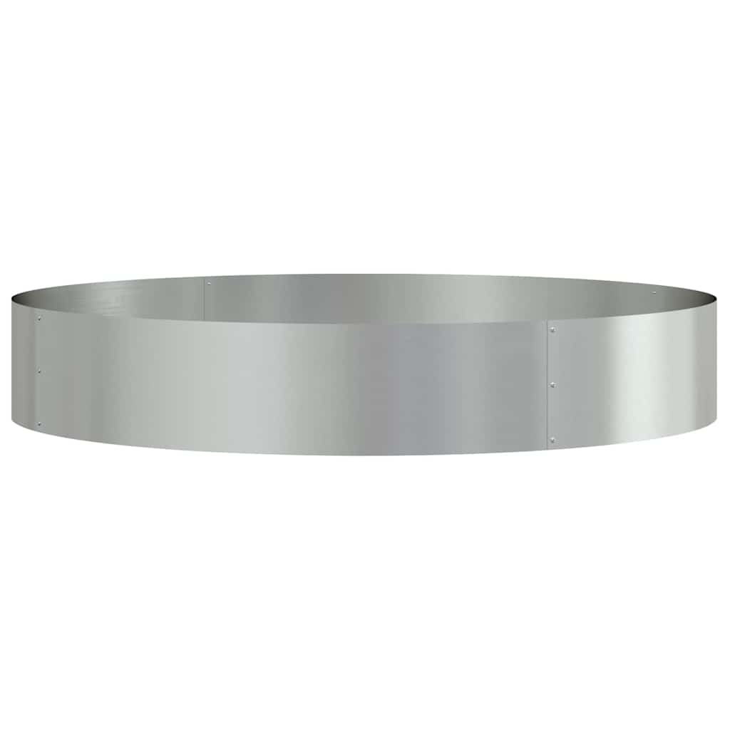 Vidaxx Pflanzring Silber 120 x 120 x 20 cm verzinkter Stahl
