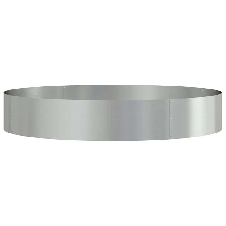 Vidaxx Pflanzring Silber 120 x 120 x 20 cm verzinkter Stahl