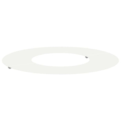VidaXL passend für flachen Baumring weiß ø30 60 cm Stahl