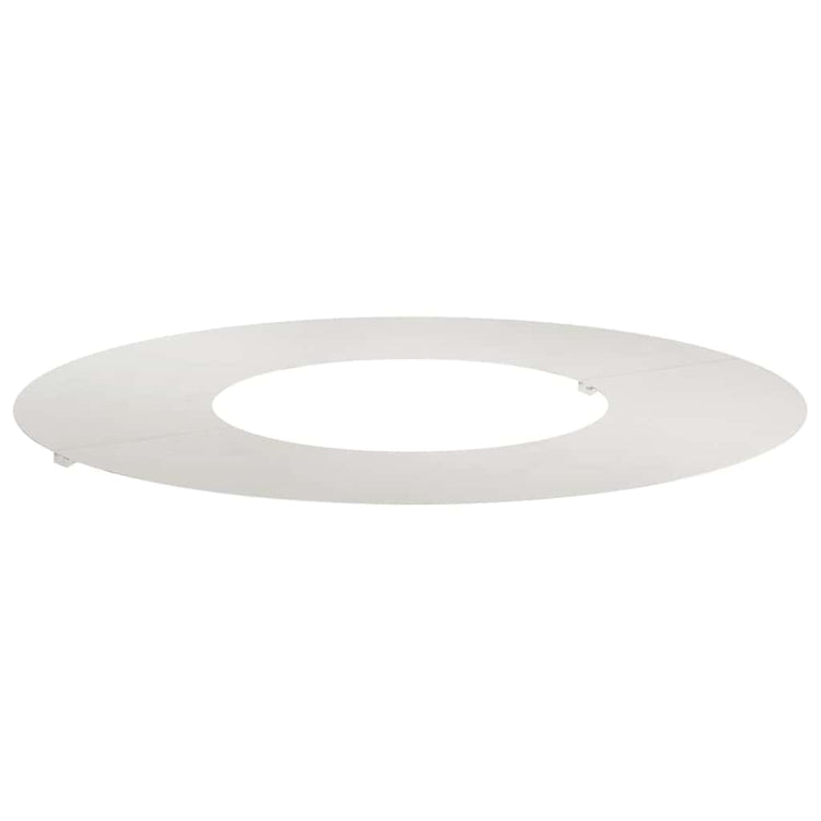 VidaXL passend für flachen Baumring Silber ø30 60 cm Edelstahl