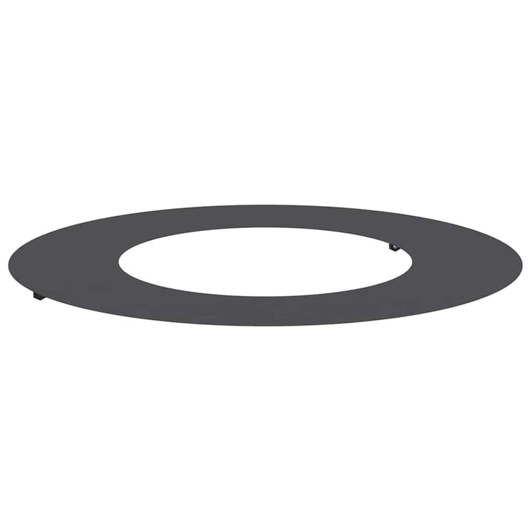 VidaXL passend für flachen Baumring schwarz ø40 70 cm Stahl