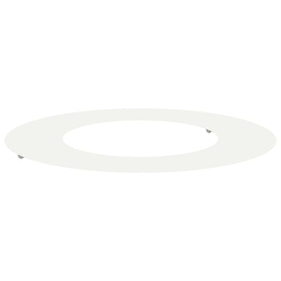 VidaXL passend für flachen Baumring weiß ø40 70 cm Stahl