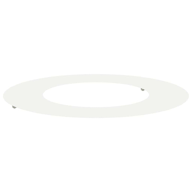 VidaXL passend für flachen Baumring weiß ø40 70 cm Stahl