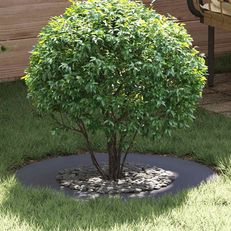 VidaXL passend für flache Baumringe 5 Stk. Anthrazit ø40 70 cm Stahl
