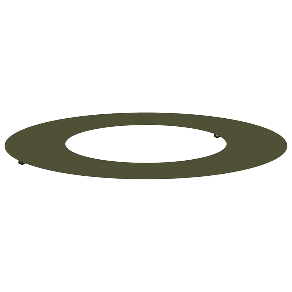 VidaXL Baumring olivgrün ø40 70 cm kaltgewalzter Stahl