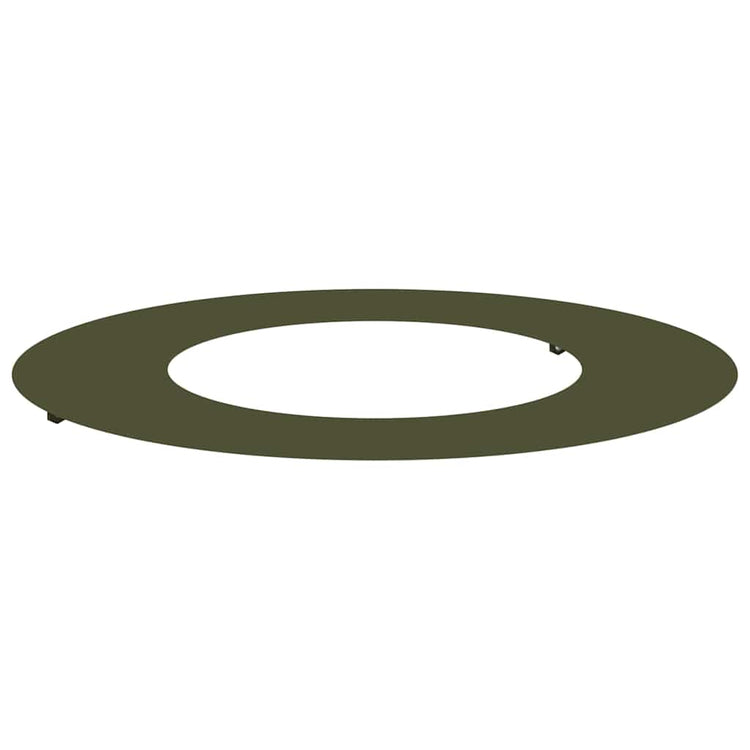 VidaXL Baumring olivgrün ø40 70 cm kaltgewalzter Stahl