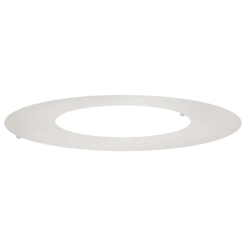 VidaXL passend für flachen Baumring Silber ø40 70 cm Edelstahl