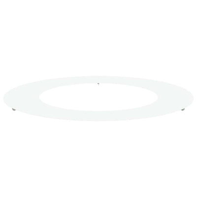 VidaXL passend für flachen Baumring weiß ø50 80 cm Stahl