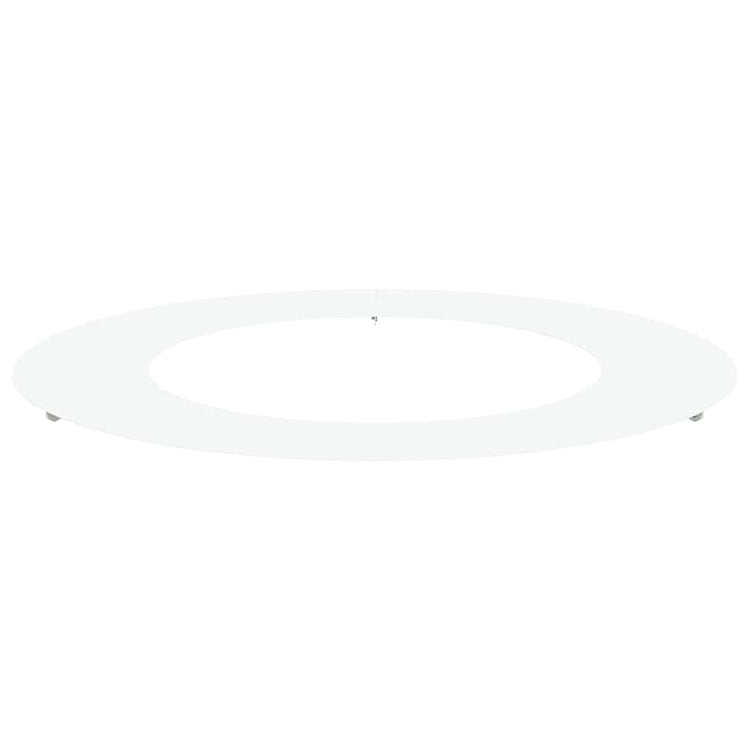 VidaXL passend für flachen Baumring weiß ø50 80 cm Stahl