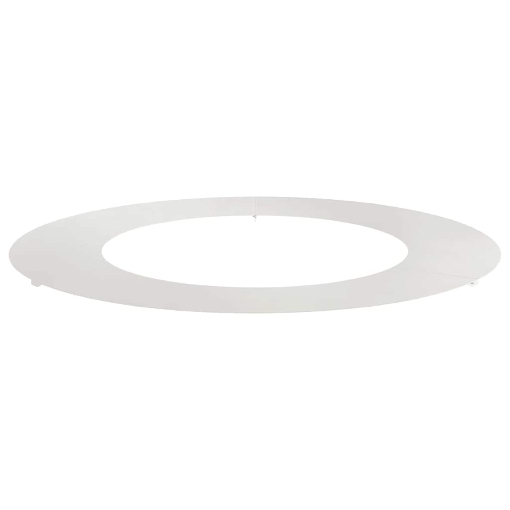 VidaXL passend für flachen Baumring Silber ø50 80 cm Edelstahl