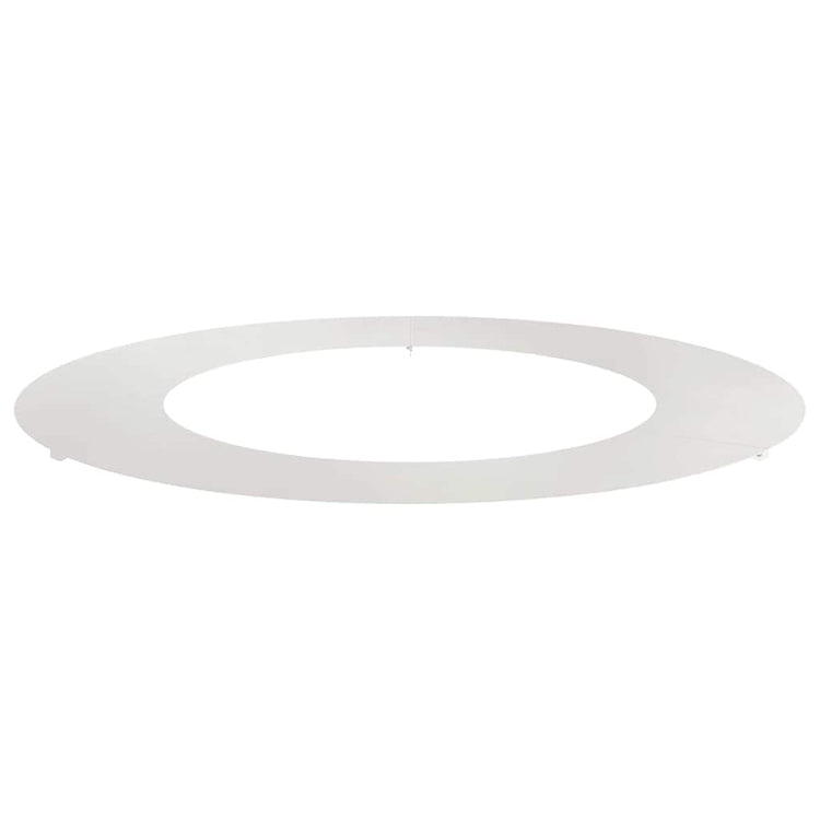 VidaXL passend für flachen Baumring Silber ø50 80 cm Edelstahl