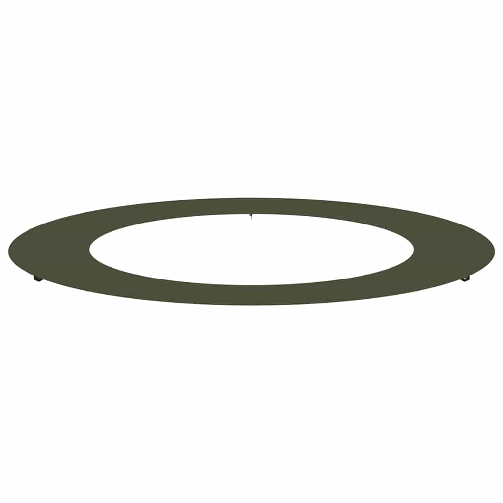 VidaXL passend für flachen Baumring olivgrün ø60 90 cm Stahl