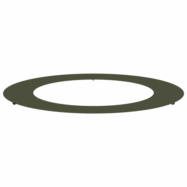VidaXL passend für flachen Baumring olivgrün ø60 90 cm Stahl