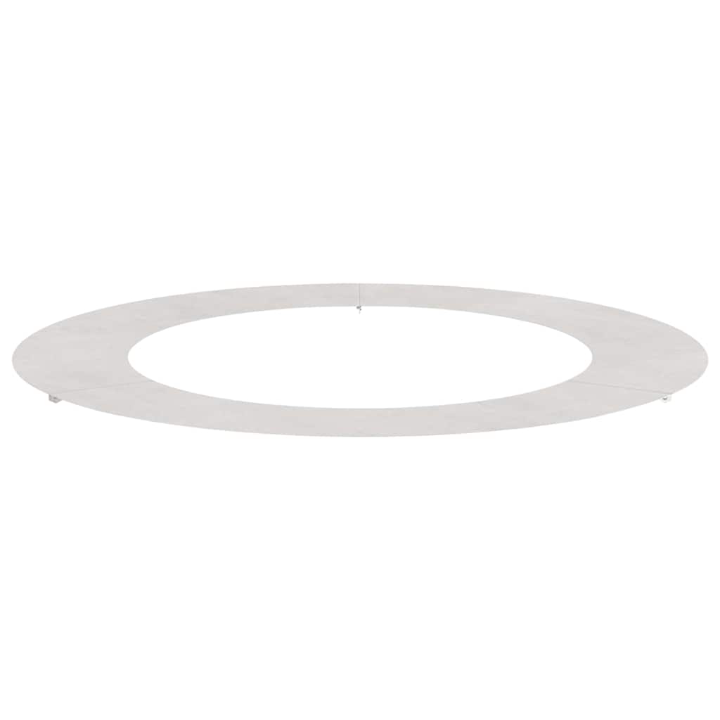 VidaXL passend für Flachbaumring Silber ø60 90 cm Edelstahl