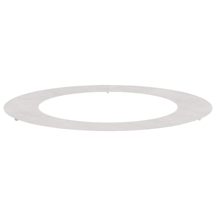 VidaXL passend für Flachbaumring Silber ø60 90 cm Edelstahl