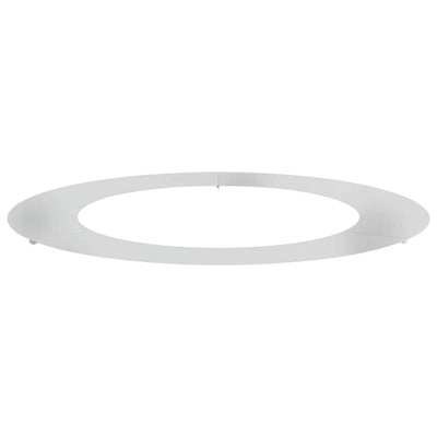 VidaXL passend für flachen Baumring Silber ø60 90 cm