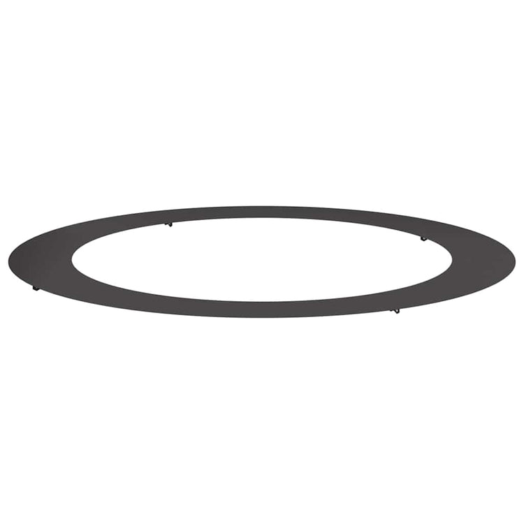 VidaXL passend für flachen Baumring schwarz ø90 120 cm Stahl