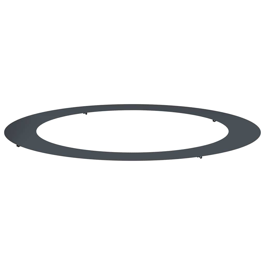 VidaXL passend für Flachbaumring Anthrazit ø90 120 cm Stahl
