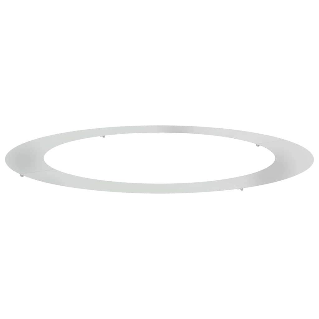 VidaXL passend für flachen Baumring Silber ø90 120 cm