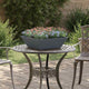 Vidaxl Gartenblumentopf 5 Stück Anthrazit 50 x 50 x 15 cm kaltgewalzter Stahl