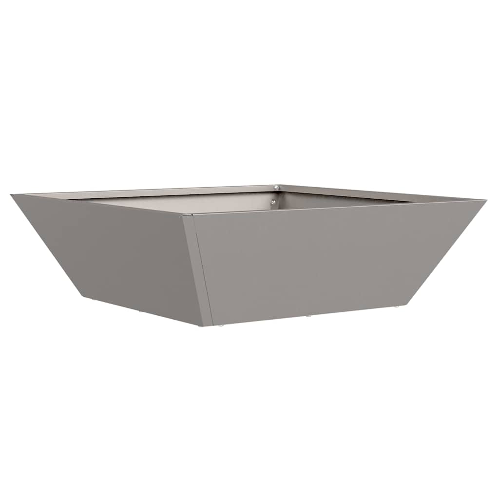 Vidaxl Gartenblumentopf 5 Stück rostig 50 x 50 x 15 cm Cortenstahl