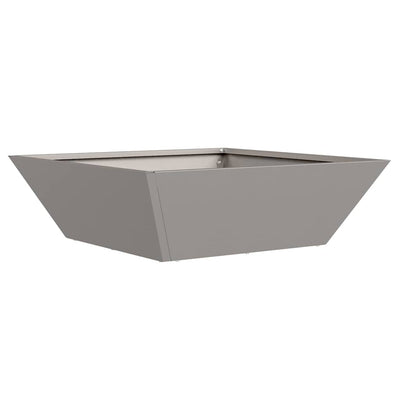Vidaxl Gartenblumentopf 5 Stück rostig 50 x 50 x 15 cm Cortenstahl