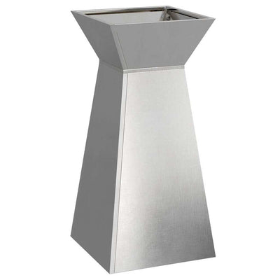 VidaXL Säulenpflanzgefäß Silber 35 x 35 x 73 cm Edelstahl