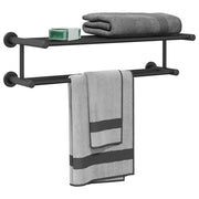Vidaxx Handtuchhalter schwarz 61 x 23 x 17 cm Edelstahl - afbeelding 3