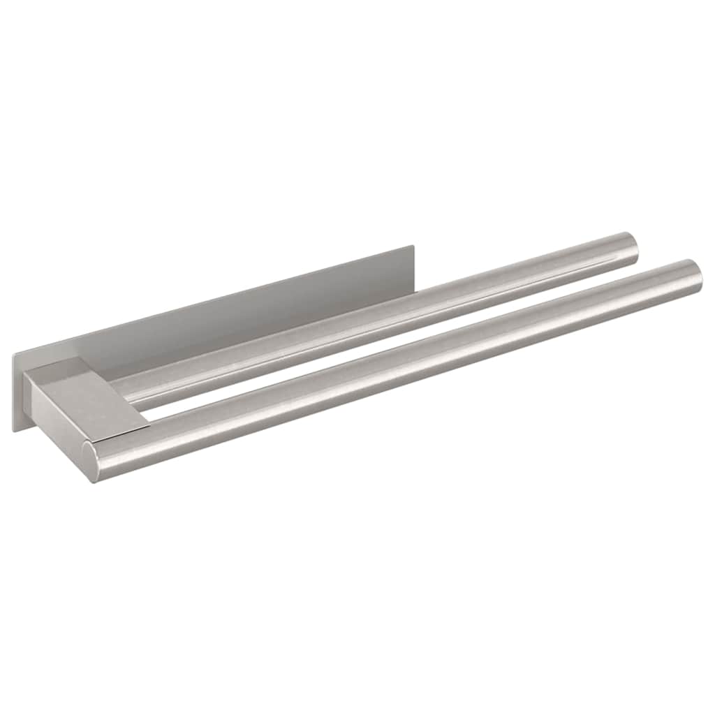 Vidaxx Handtuchhalter Silber 40 x 9 x 4 cm Edelstahl