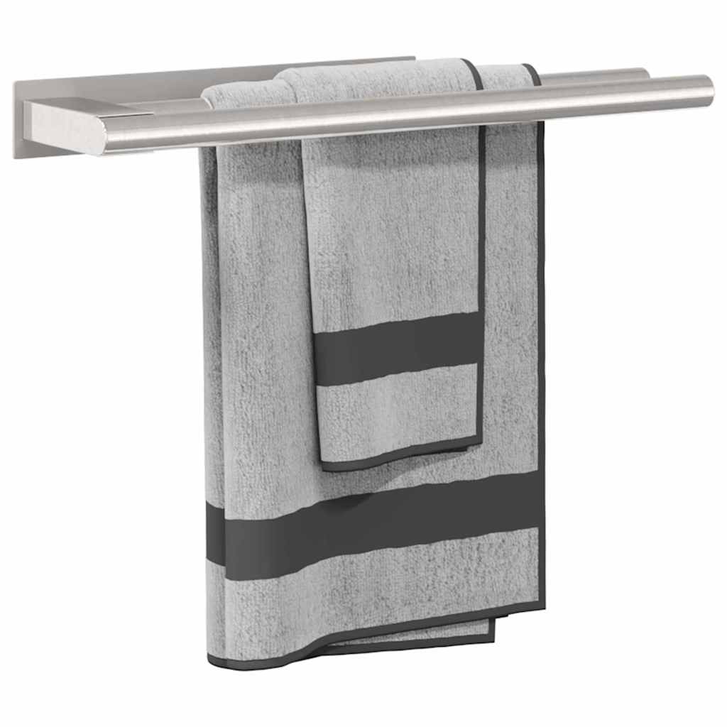 Vidaxx Handtuchhalter Silber 40 x 9 x 4 cm Edelstahl
