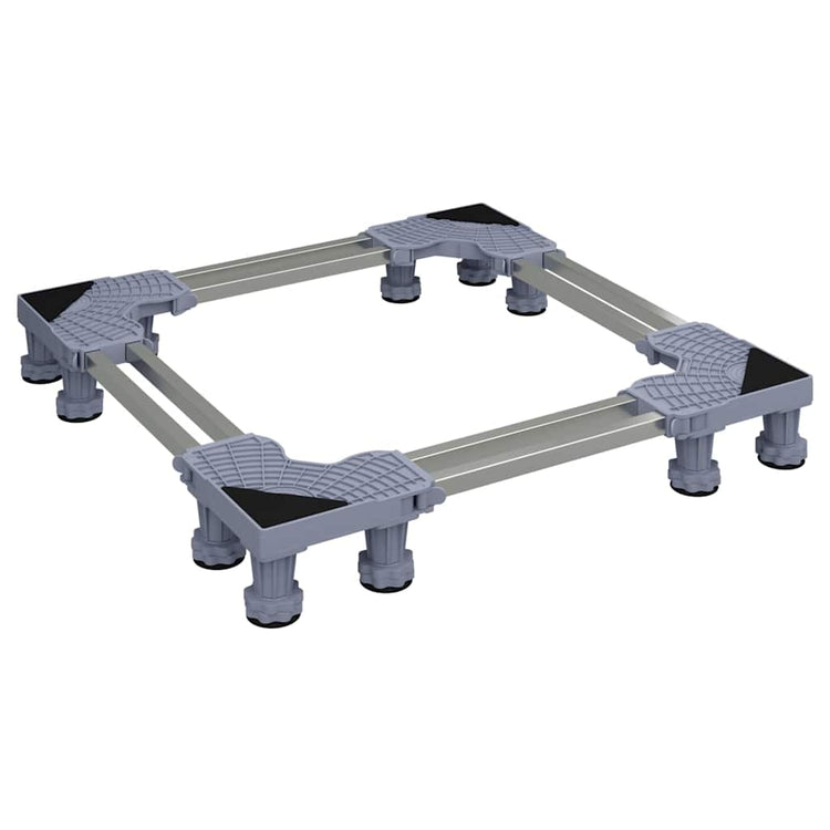 Vidaxx Waschmaschinensockel grau 67 x 67 x 12 cm Edelstahl