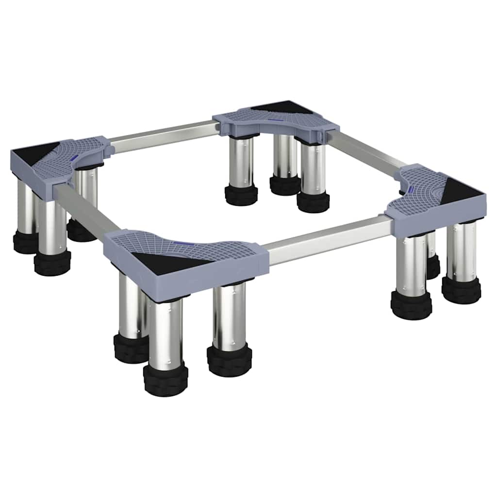 Vidaxx Waschmaschinensockel grau 67 x 67 x 21,5 cm Edelstahl