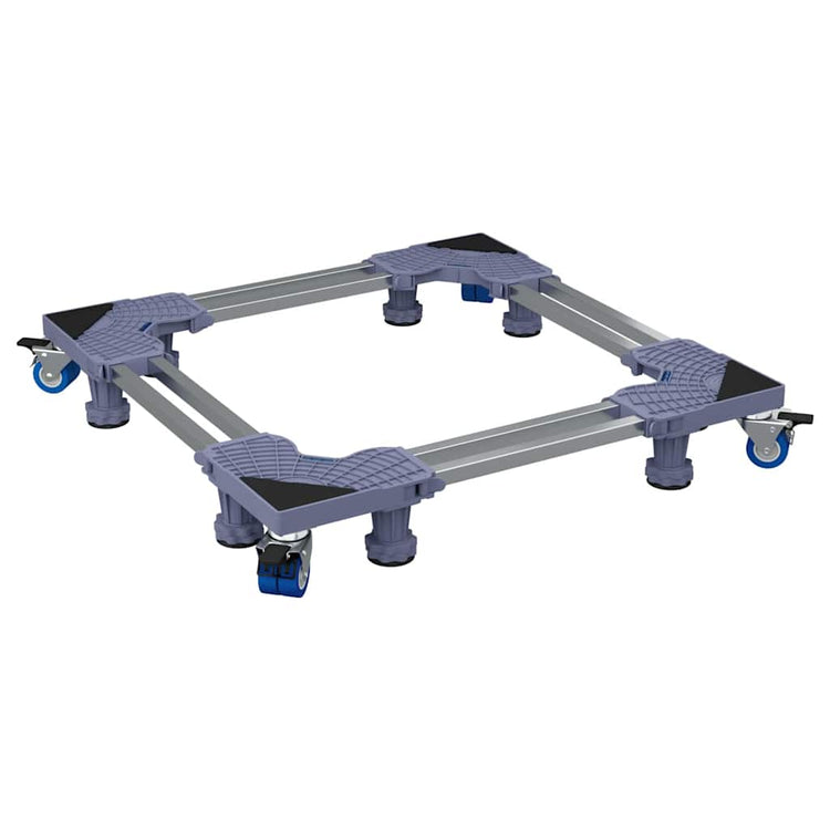Vidaxx Waschmaschinensockel grau 67 x 67 x 12 cm Edelstahl