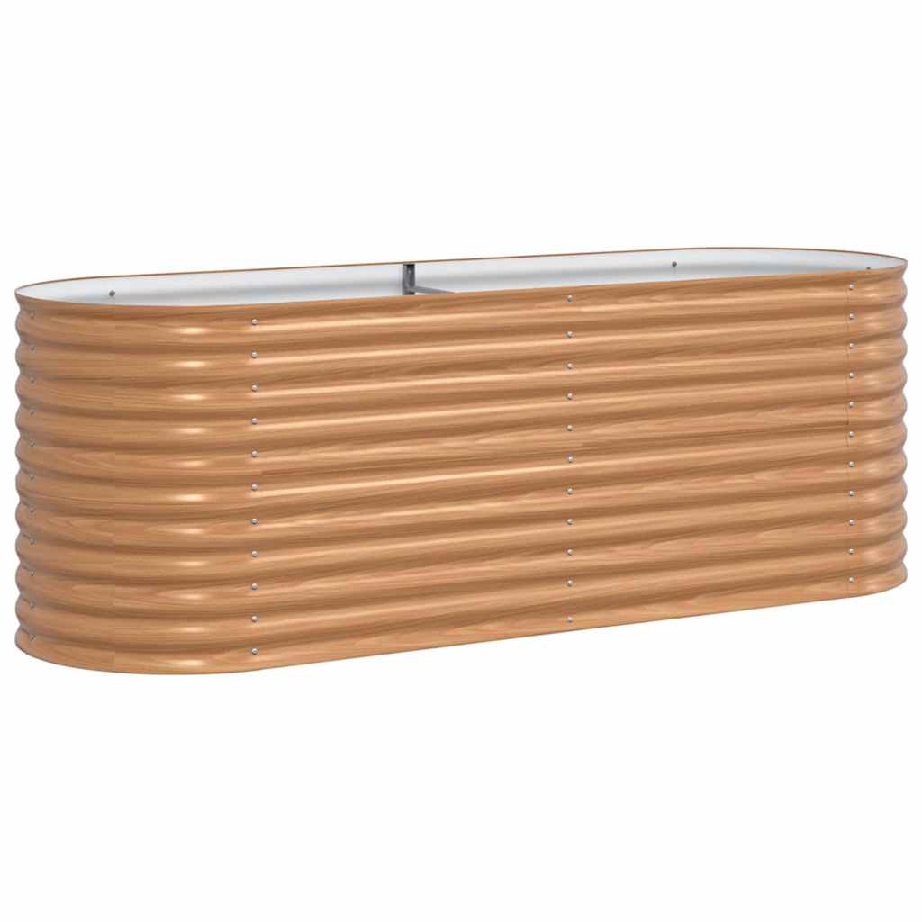 Vidaxx Hochbeet braun 240 x 80 x 81 cm Stahl
