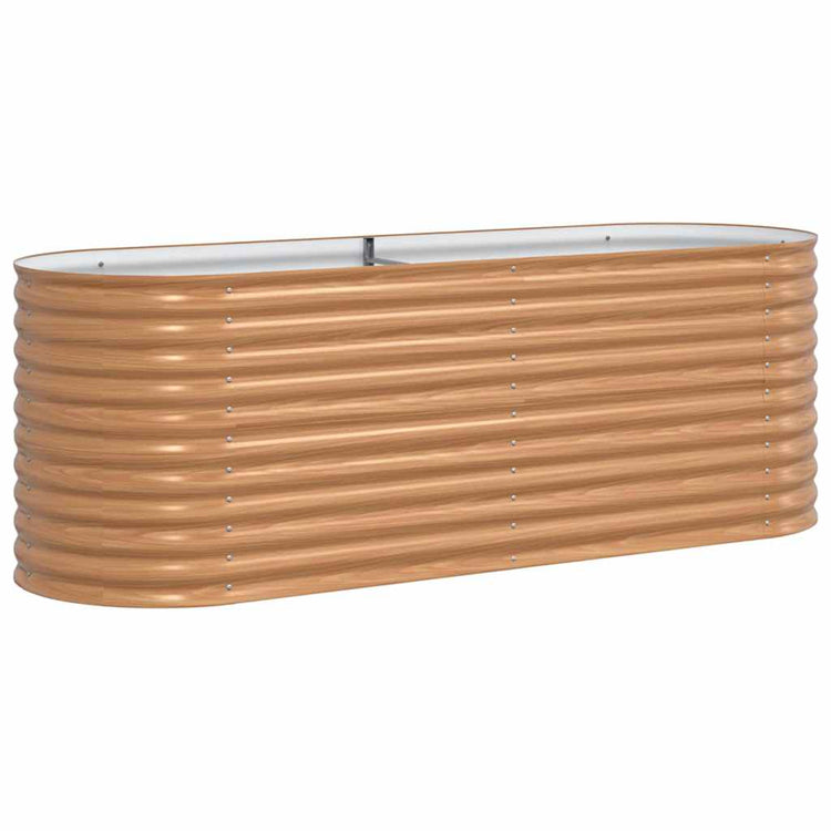 Vidaxx Hochbeet braun 240 x 80 x 81 cm Stahl