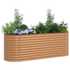 Vidaxx Hochbeet braun 240 x 80 x 81 cm Stahl