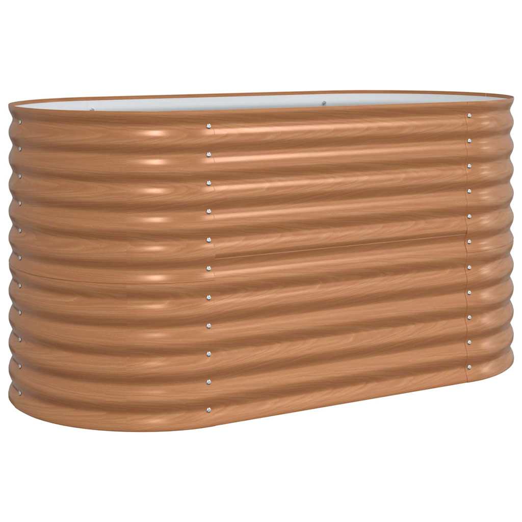 Vidaxx Hochbeet braun 160 x 80 x 81 cm Stahl