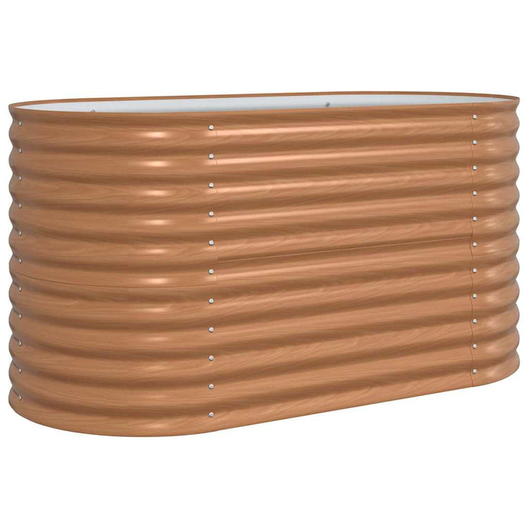 Vidaxx Hochbeet braun 160 x 80 x 81 cm Stahl
