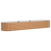 Vidaxx Hochbeet braun 320 x 80 x 44 cm Stahl