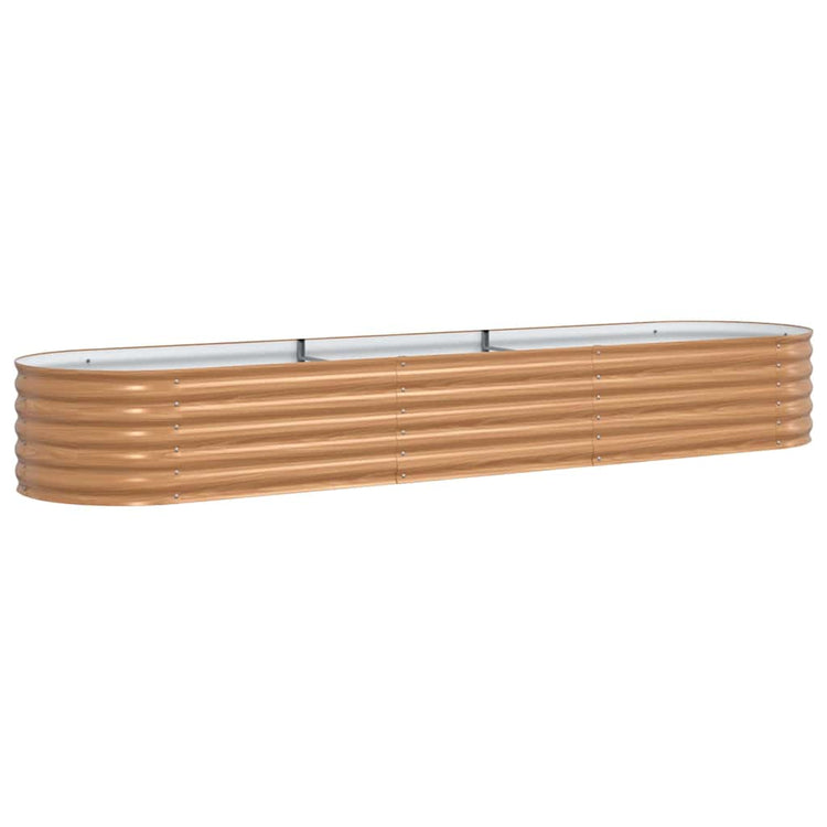 Vidaxx Hochbeet braun 320 x 80 x 44 cm Stahl
