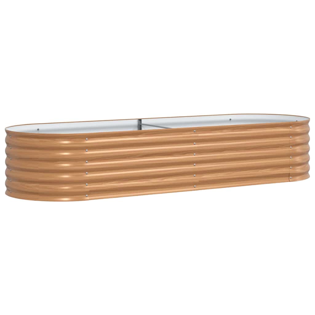 Vidaxx Hochbeet braun 240 x 80 x 44 cm Stahl
