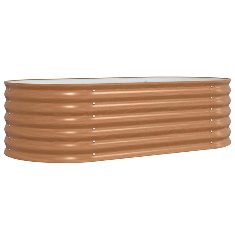 Vidaxx Hochbeet braun 160 x 80 x 44 cm Stahl
