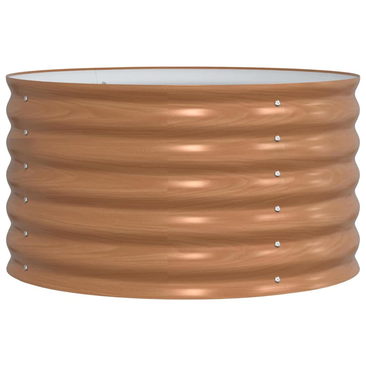 Vidaxx Hochbeet braun 80 x 80 x 44 cm Stahl