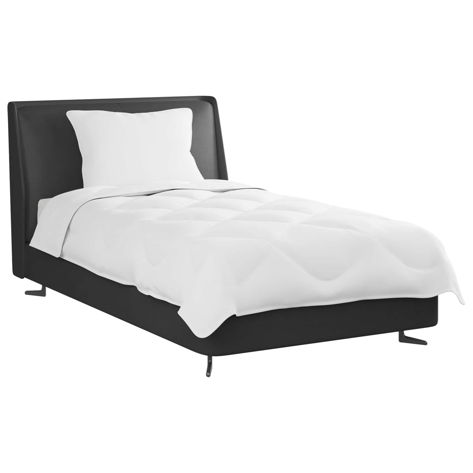 Vidaxl Sommerbettdecke mit Kissen 2 Stück weiße Mikrofaser