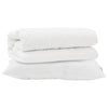 Vidaxl Bettwäsche-Set mit Kissen, 2 Stück, weiße Mikrofaser