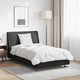 Vidaxl Bettwäsche-Set mit Kissen, 2 Stück, weiße Mikrofaser